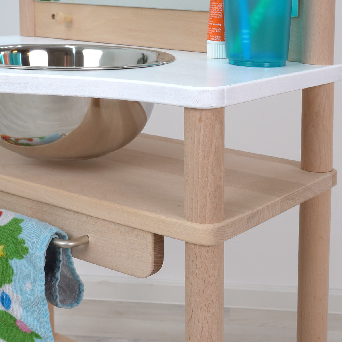 montessori waschtisch holz